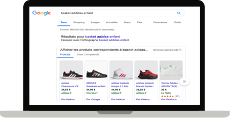 google search shopping ads